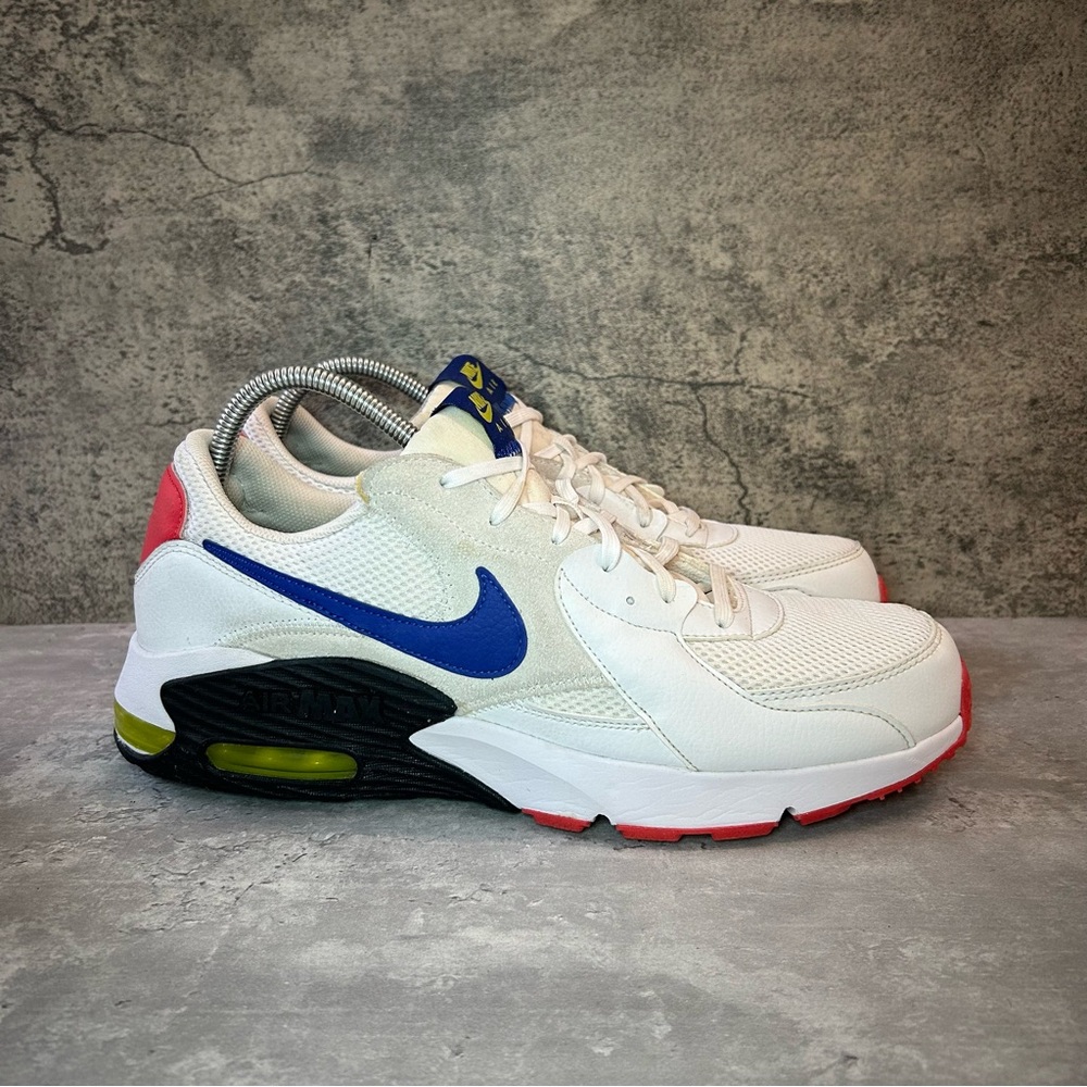 Nike Air Max 90 Running Shoes Mens sz 12 - white/blue